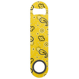 Gele Bandana Custom Adventure Bottle-opener Speed Flessenopener