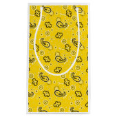 Gele Bandana Modern Cowboy Western buitenshuis Klein Cadeauzakje (Voorkant)