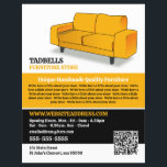 Gele bank - Meubelwinkel Verkoop Flyer<br><div class="desc">Yellow Sofa - Meubelwinkel verkoop Adverteren Flyer door The Visitekaartje Store.</div>