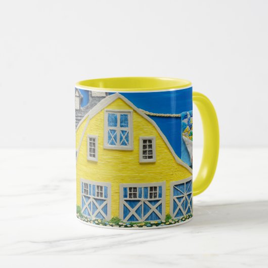 Gele Barn-Mok Mok (Voorkant rechts)