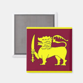 Gele Beestemagneet Magneet (Voorkant / Achterkant)