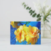 Gele Begonias Briefkaart (Staand voorkant)