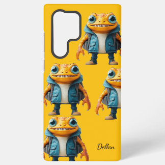 Gele behuizing Samsung Galaxy S22 Ultra Hoesje
