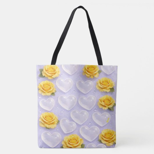 Gele bel tote bag (Voorkant)