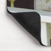 Gele Bench en Pillow - Martha's wijntuin Muismat (Hoek)