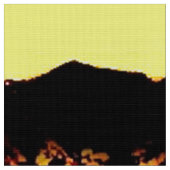 Gele Berg Stof (Close Up)