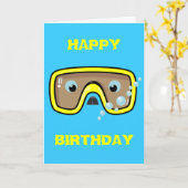 Gele Beschermende brillen Kaart (Gele Bloem)