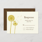 Gele beste wensen! RSVP (Voorkant / Achterkant)