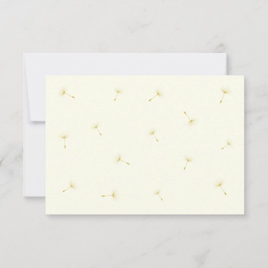 Gele beste wensen! RSVP (Achterkant)