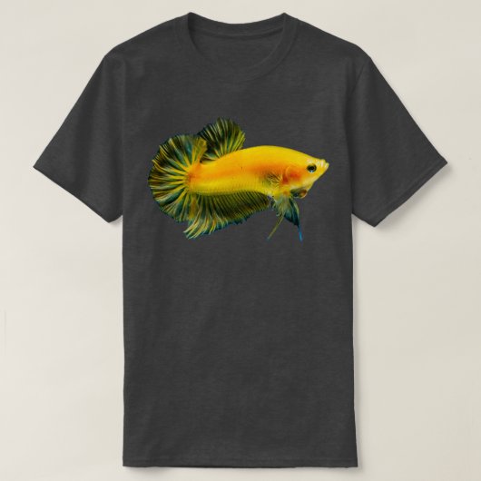 Gele bettvis t-shirt (Design voorkant)