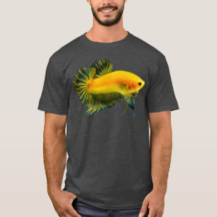 Gele bettvis t-shirt