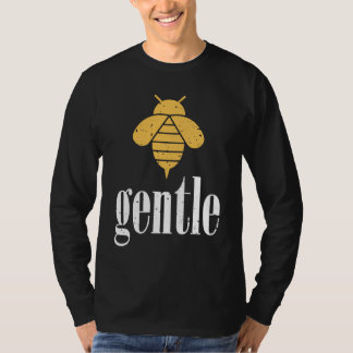 Gele Bij Zachte Motivatie Wees Zacht  4 T-shirt