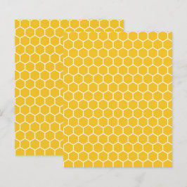 Gele bijenkorf Hommel Print Scrapbook Papier
