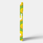 Gele biljartbal nummer één patroon Case-Mate iPhone case (Achterkant / Rechts)