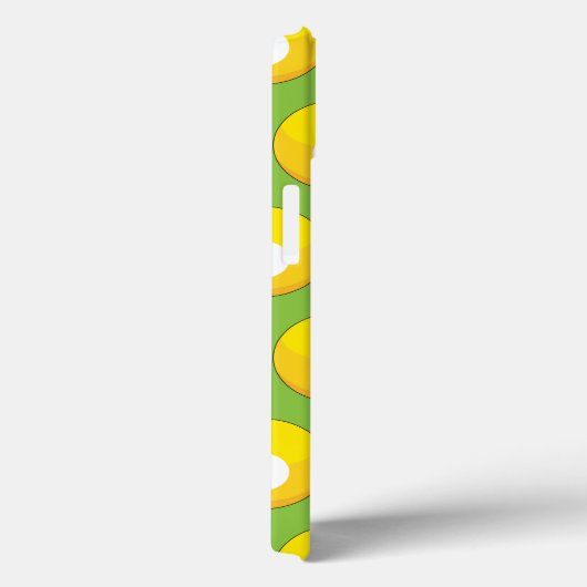 Gele biljartbal nummer één patroon Case-Mate iPhone case (Achterkant / Rechts)