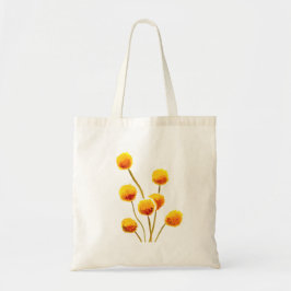 Gele Billy Button (Australische bloem) Tote Bag