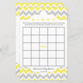 Gele Bingo purse baby shower TWEE GAME SET (Voorkant / Achterkant)