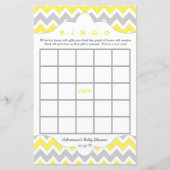 Gele Bingo purse baby shower TWEE GAME SET (Voorkant)