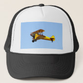 Gele Biplane Trucker Pet (Voorkant)