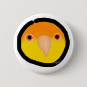 Gele birb "Lemon" Button (Voorkant)
