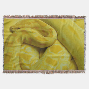 Gele Birmese Python Deken