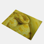 Gele Birmese Python Deurmat (Schuin)