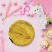 Gele Birmese Python Papieren Bordje (Feest)