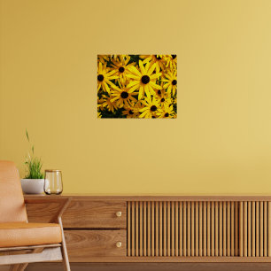 Gele Black Eyed Susans Bloemen Poster