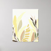 Gele bladeren canvas afdruk (Voorkant)
