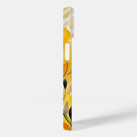 Gele bladeren Case-Mate iPhone case (Achterkant / Rechts)