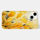 Gele bladeren Case-Mate iPhone case (Achterkant (horizontaal))