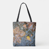 Gele bladeren in de stroom tote bag (Achterkant)