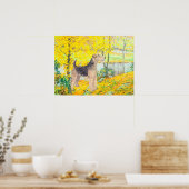 Gele bladeren poster (Keuken)