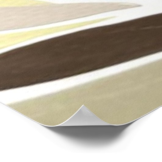 Gele bladeren poster (Hoek)