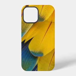 Gele blauwe en rode paradijsvogels bloem iPhone 12 hoesje