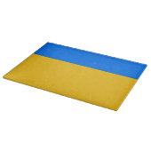 Gele blauwe strepen snijplank (Hoek)