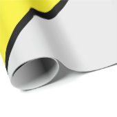 Gele bliksembolt cadeaupapier (Rol Hoek)