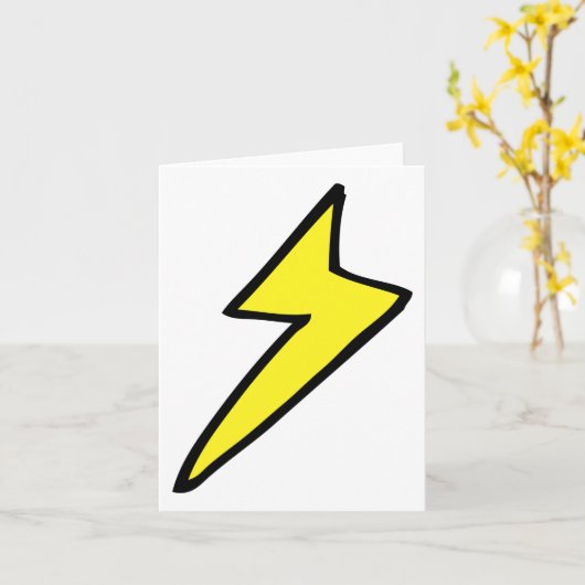 Gele bliksembolt kaart (Gele Bloem)