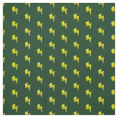 Gele bliksemschicht stof (Swatch)