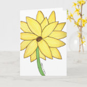 Gele Bloem Blank Kaart (Gele Bloem)