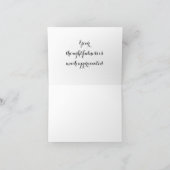 Gele bloem dank u kaart (blanco binnen) (Binnen)