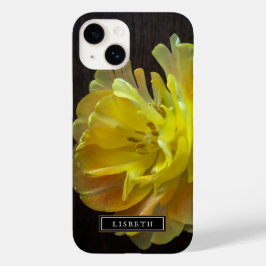 Gele bloem Floral iPhone Case