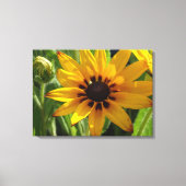 Gele Bloem Foto Acryl Wandkunst Canvas Afdruk (Voorkant)