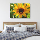 Gele Bloem Foto Acryl Wandkunst Canvas Afdruk (Insitu (Slaapkamer))