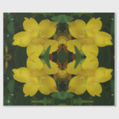 Gele Bloem Foto Inpakpapier (Vlak)