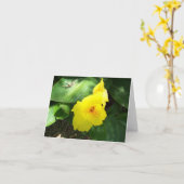 Gele bloem in de schaduw kaart (Gele Bloem)