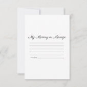 Gele Bloem In Vaas Deel Een Herinneringsbegrafenis Notitiekaartje (Achterkant)