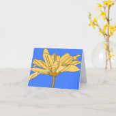 Gele bloem kaart (Gele Bloem)