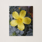 Gele Bloem Legpuzzel (Verticaal)