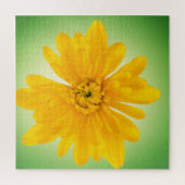 Gele bloem legpuzzel (Verticaal)